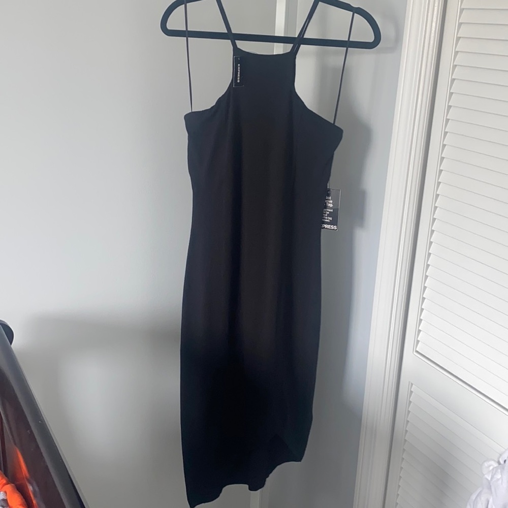 Black Asymmetrical Dress